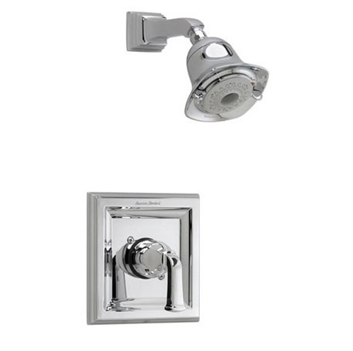 American Standard T555.527 Town Square Single Handle Shower Valve Trim Only - Oil Rubbed Bronze (Pictured in Polished Chrome)